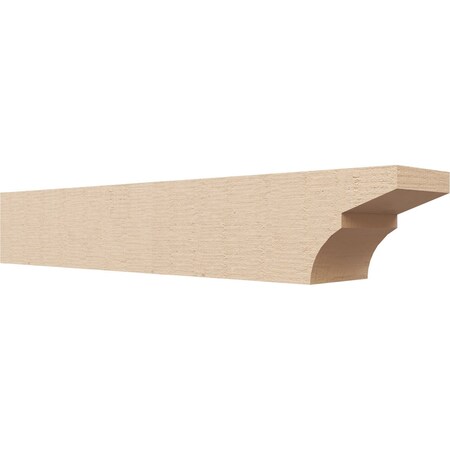 Ekena Millwork 4in. W x 4in. H x 24in. L Monterey Woodgrain TimberThane Rafter Tail, Primed Tan RFTUR04X04X24MONRCPR